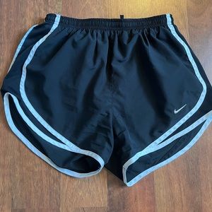 Black Womens Nike running shorts